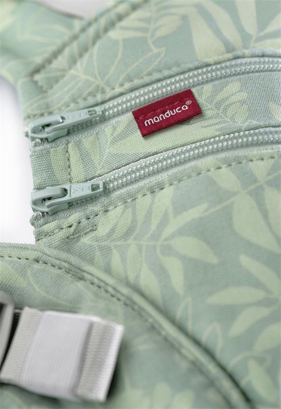 Manduca XT Babytrage Limited Edition Botanic green buckle