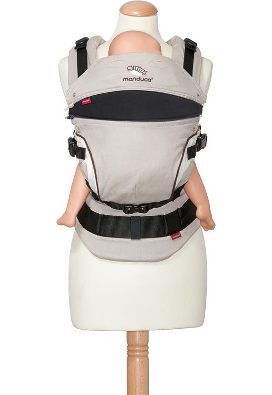 Manduca First ZipIn black carrier