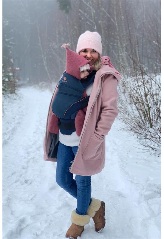 Manduca XT Babytrage denimblue toffee more snow