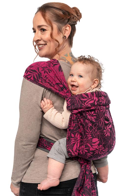 Manduca Twist LimitedEdition Botanic Pink rücken