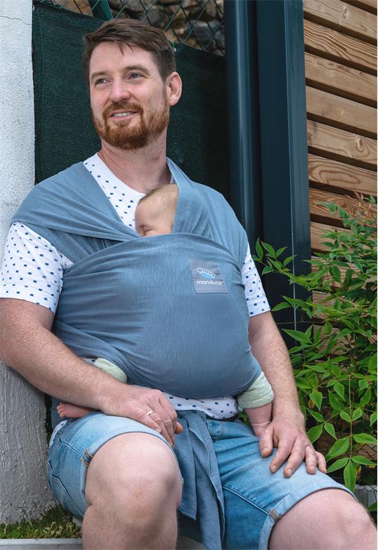 Manduca Sling Tragetuch skyblue live