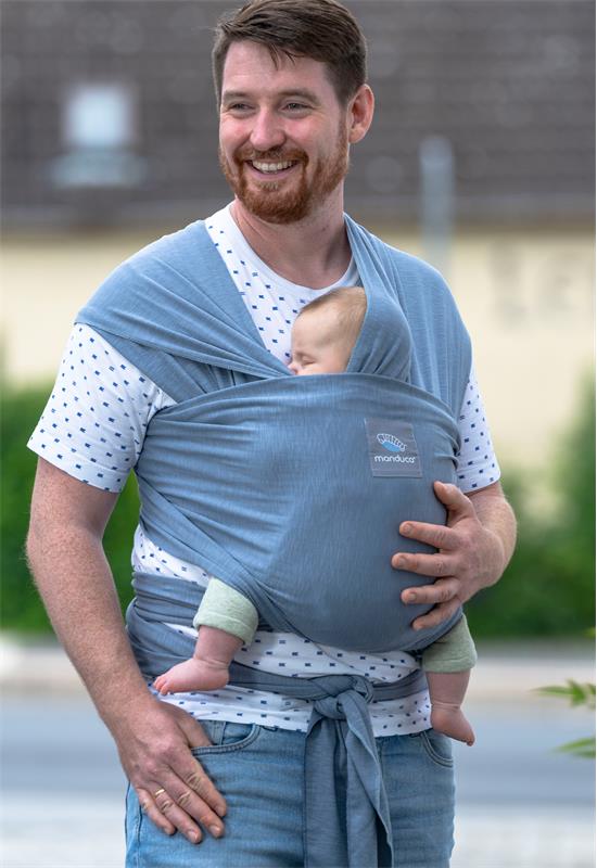 Manduca Sling Tragetuch skyblue live