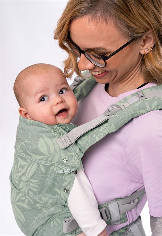 Manduca First Limited Edition Babytrage Botanic green love