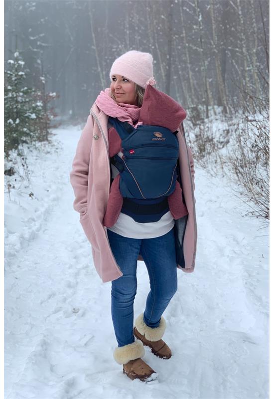 Manduca XT Babytrage denimblue toffee snow