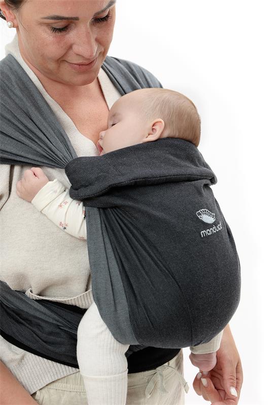 Manduca Twist Babytrage anthrazit black baby