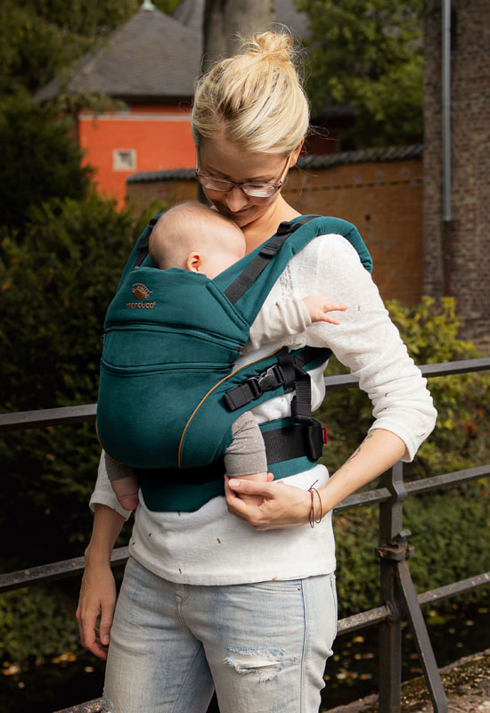 Manduca XT Babytrage denimteal toffee mum