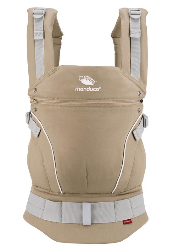 Manduca First Monochrome Babytrage nougat front