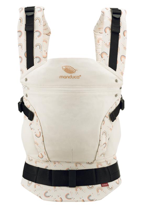Manduca First Limited Edition Babytrage Rainbow day front