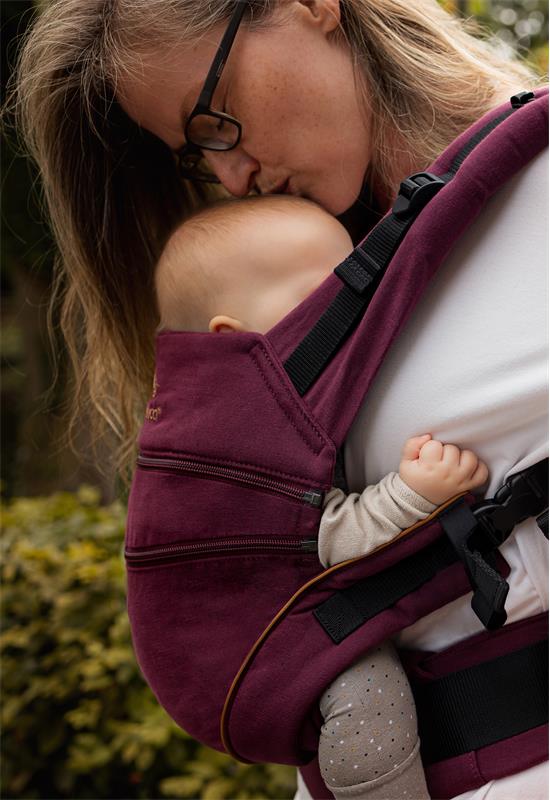 Manduca XT Babytrage denimberry toffee baby