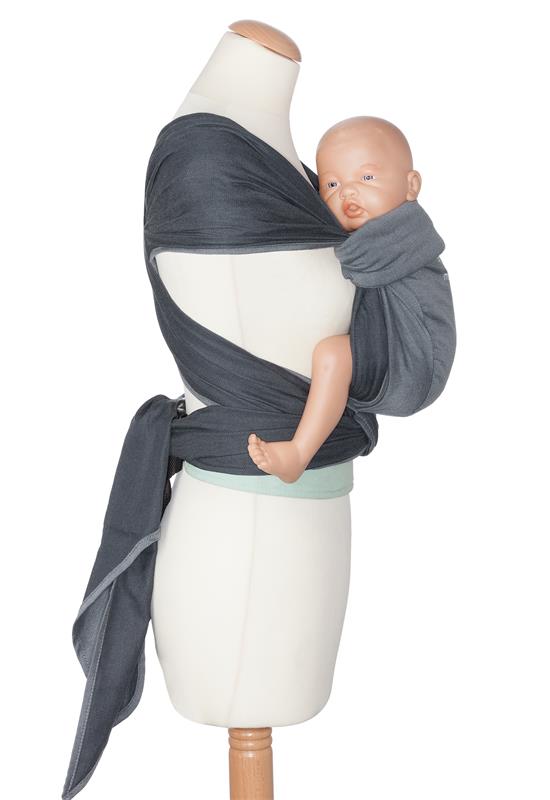 Manduca Twist Babytrage grey mint seite