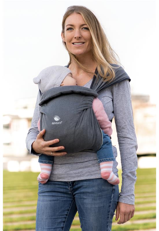 Manduca Twist Babytrage grey mint baby