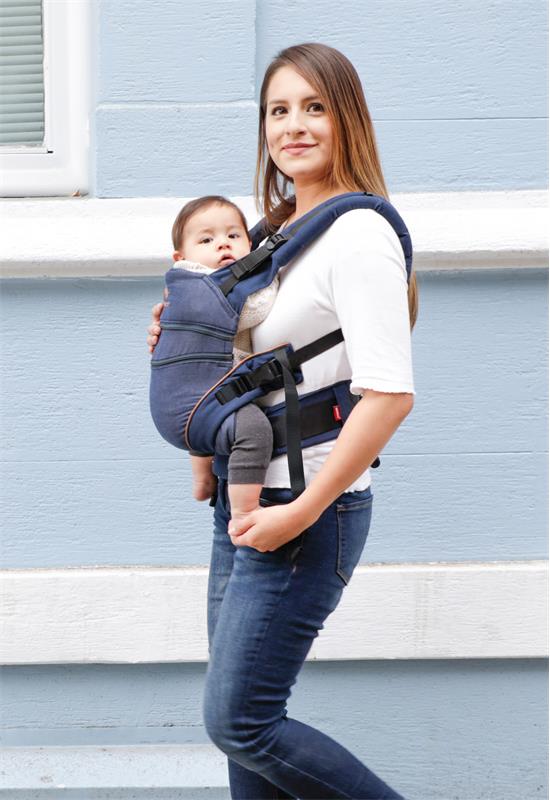 Manduca XT Babytrage denimblue toffee street