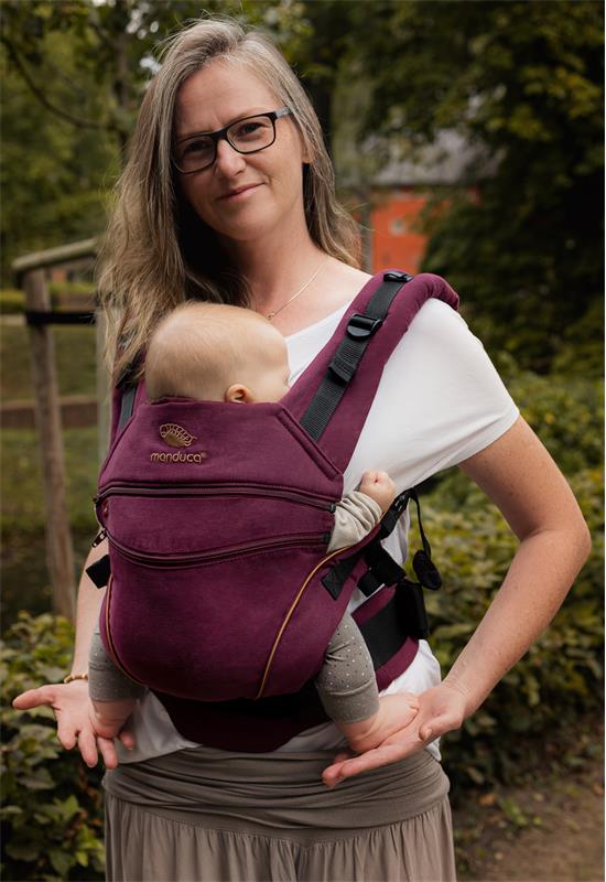 Manduca XT Babytrage denimberry toffee nature