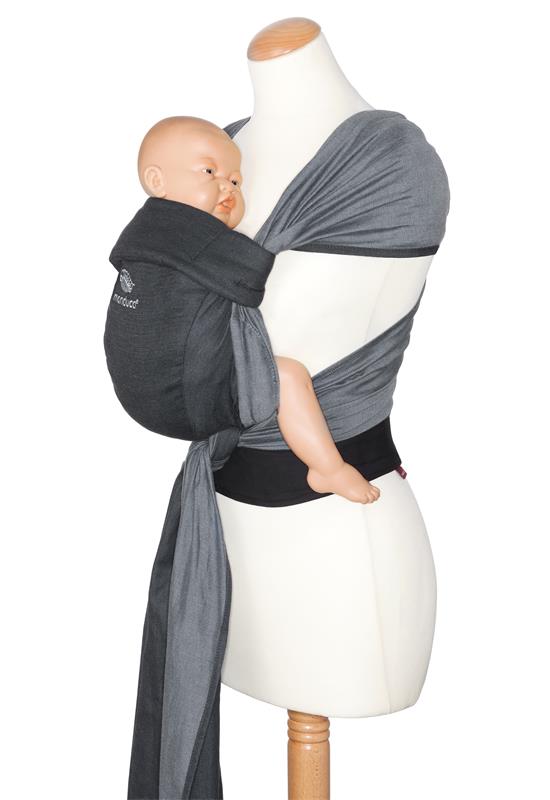 Manduca Twist Babytrage anthrazit black seite